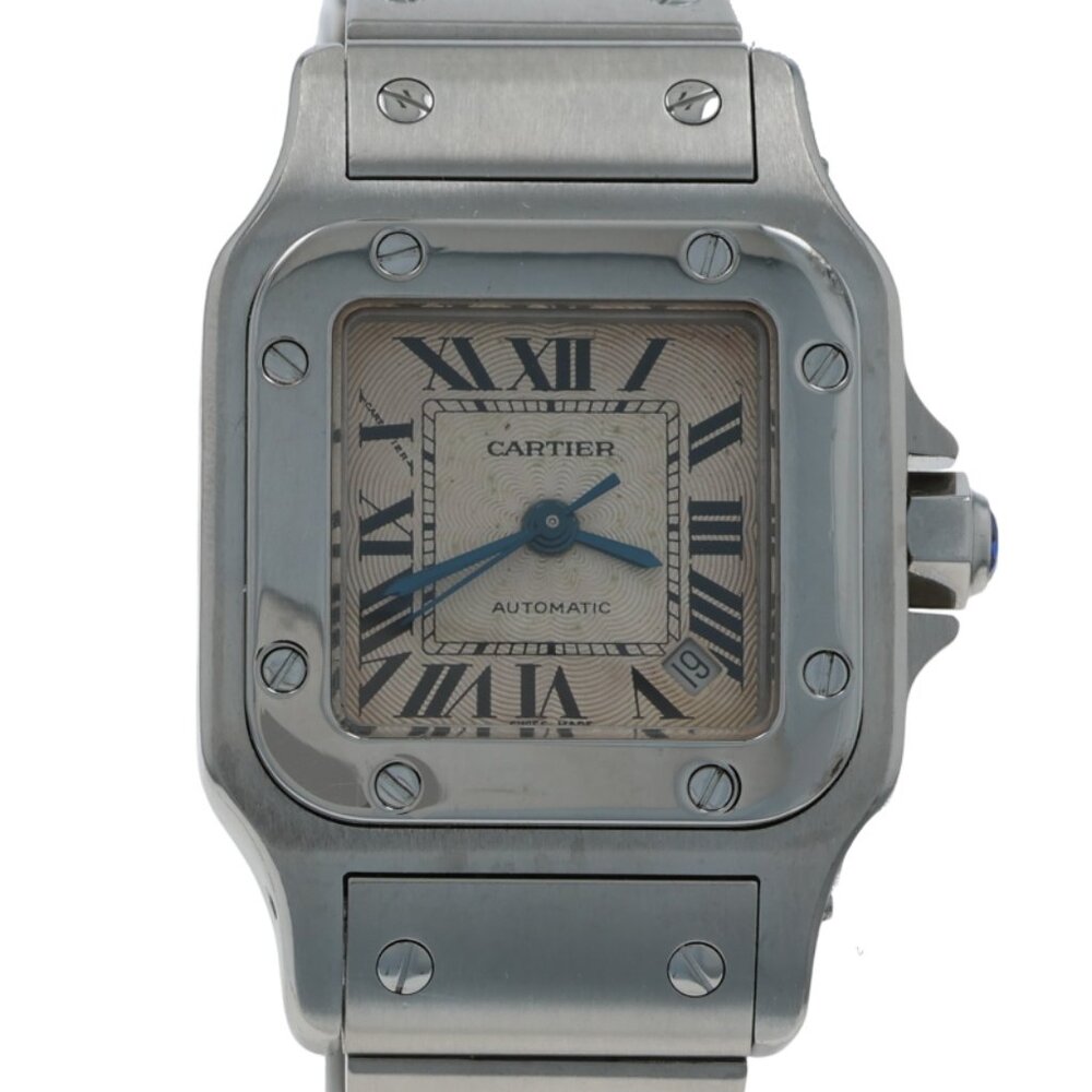 Cartier Santos 2423 Galbee Ladies Watch - Stainless Steel Automatic